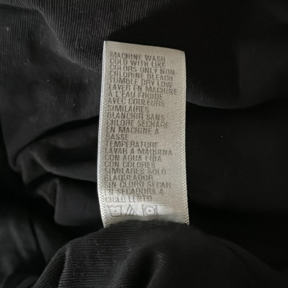 James Perse Black Midi Length Tank Dress - sz 2 - Picture 8 of 8